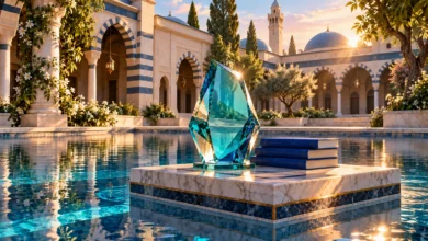 لوحة رقمية: (بيانات جائزة كن في ترشيح علامة الديار الشامية – العدد (79