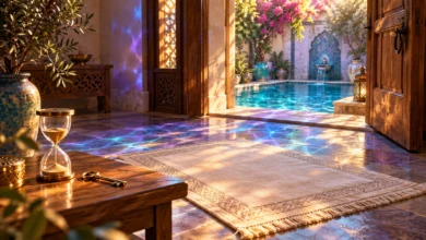 لوحة رقمية: هل ألبي والدي أم ألبي نداء الصلاة