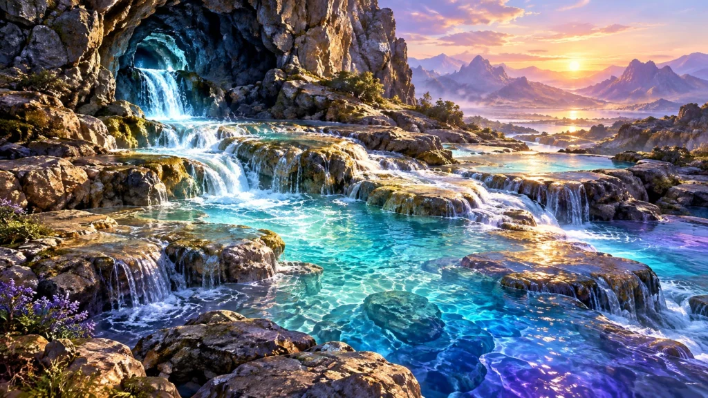 لوحة رقمية: (النور والطاقة - بقلم : معالي الدكتور لواء فلازي - العدد (74