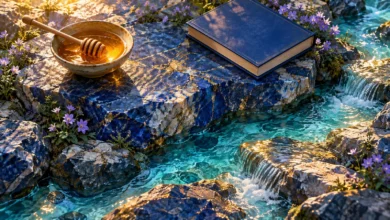 لوحة رقمية: عطاءات الاسم المتجلي الأعلى