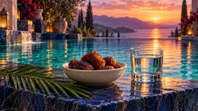 لوحة رقمية: (غذاء في شهر رمضان - بقلم : الأستاذة هناء شحادة - العدد (68