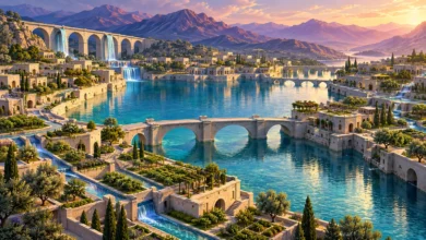 لوحة رقمية: (تعريف السياسة - بقلم : سماحة علامة الديار الشامية الشيخ د.هانيبال يوسف حرب - العدد (63