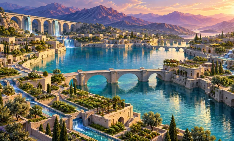 لوحة رقمية: (تعريف السياسة - بقلم : سماحة علامة الديار الشامية الشيخ د.هانيبال يوسف حرب - العدد (63
