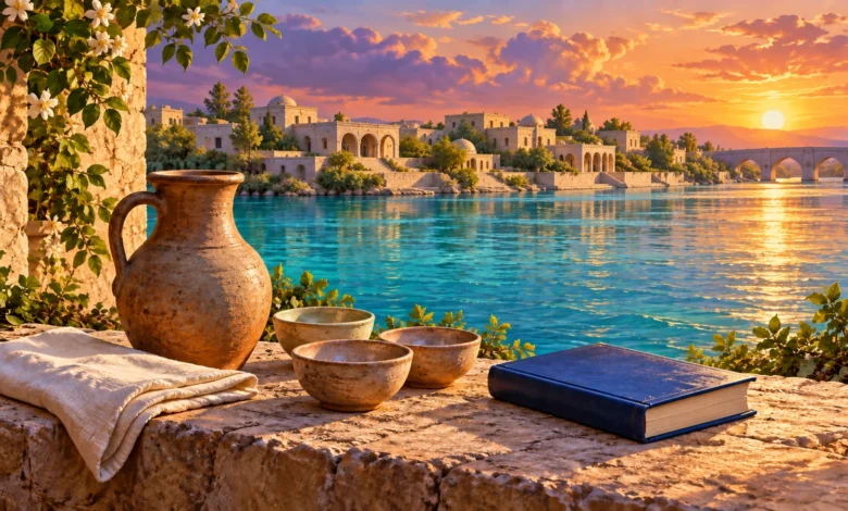 لوحة رقمية: (صحبة الصالحين (26) - بقلم : الدكتورة منى حمادي - العدد (60