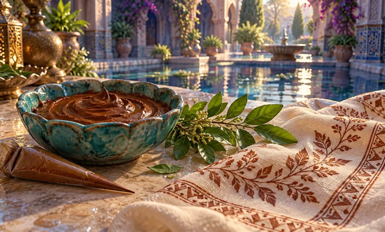 لوحة رقمية: ما حكم الرسم على الجسم بالحناء ؟
