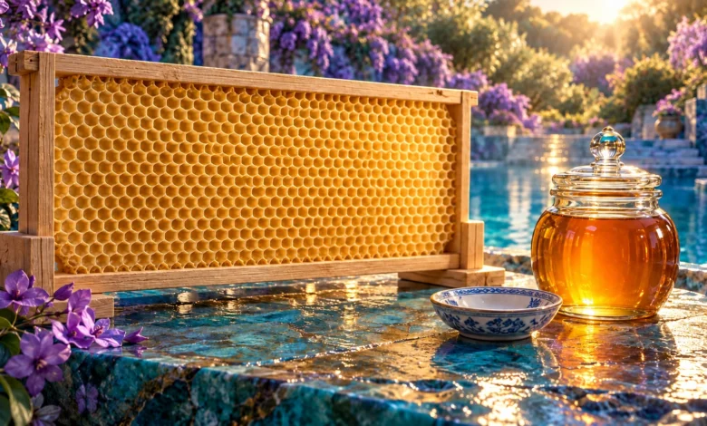 لوحة رقمية: هل يجوز أكل يرقات النحل ؟